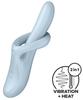 Vibro Rabbit Heat Flex 4 Blue - Satisfyer - Vibrating Rabbits