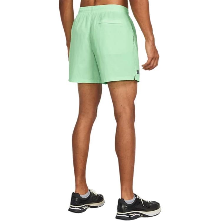 Under Armour Solid Color Mid Rise Drawstring Loose Casual Shorts Men shorts Matrix-Green 1383351-350