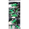 1 Paar Motorrad Vorder- und Hinterradrasten Fußrasten CNC Verlängerer Pedal für KAWASAKI Ninja 400 500 Ninja500 Z400 Z500 ZX25R ZX4RR