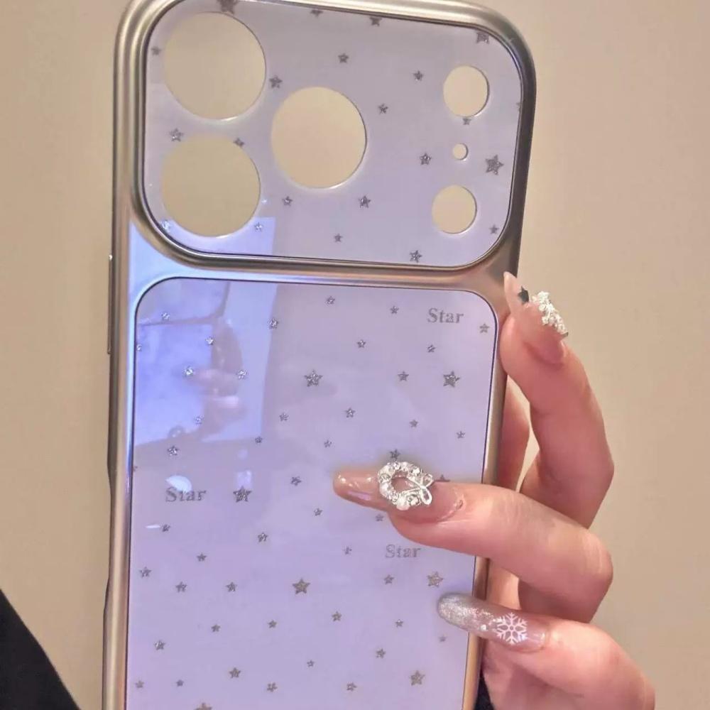 ins Korean star gilt applicable iPhone17promax mobile phone case Apple 17 new advanced 16ProMax silicone personalized 15pro anti-drop 14pro