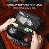 Combination Lock Smell Proof Bag Waterproof Smooth zipper Odorless Storage Case Blocks Out Smells Portable Medicine Lock Box