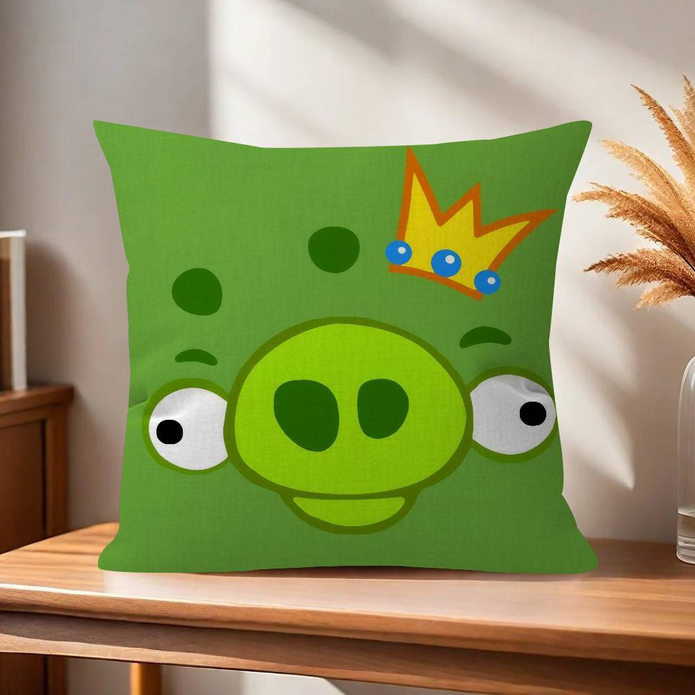 Animation AAAngry Birds Cartoon Pillow Gift Home Office Decoration Bedroom Sofa Car Cushion Cover case x
