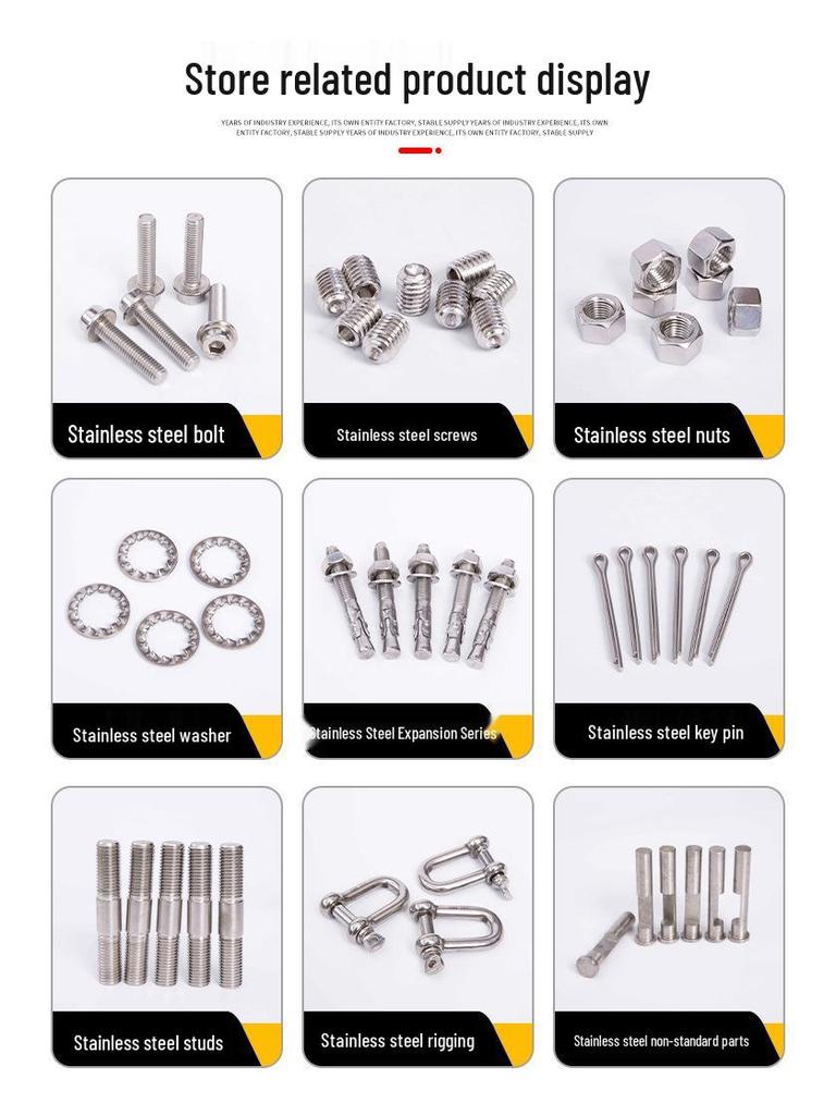 304 Stainless Steel Hex Head Cap Nut DIN934