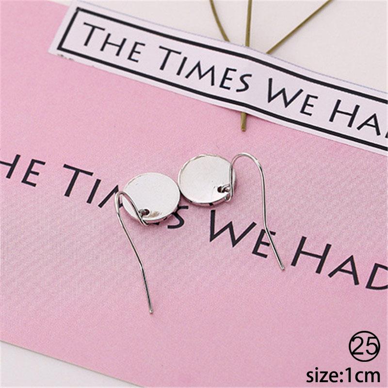 Fashion Geometric Round Drop Earrings Temperament Simple Star Tassel Pendant Earrings Female Gifts Jewelry