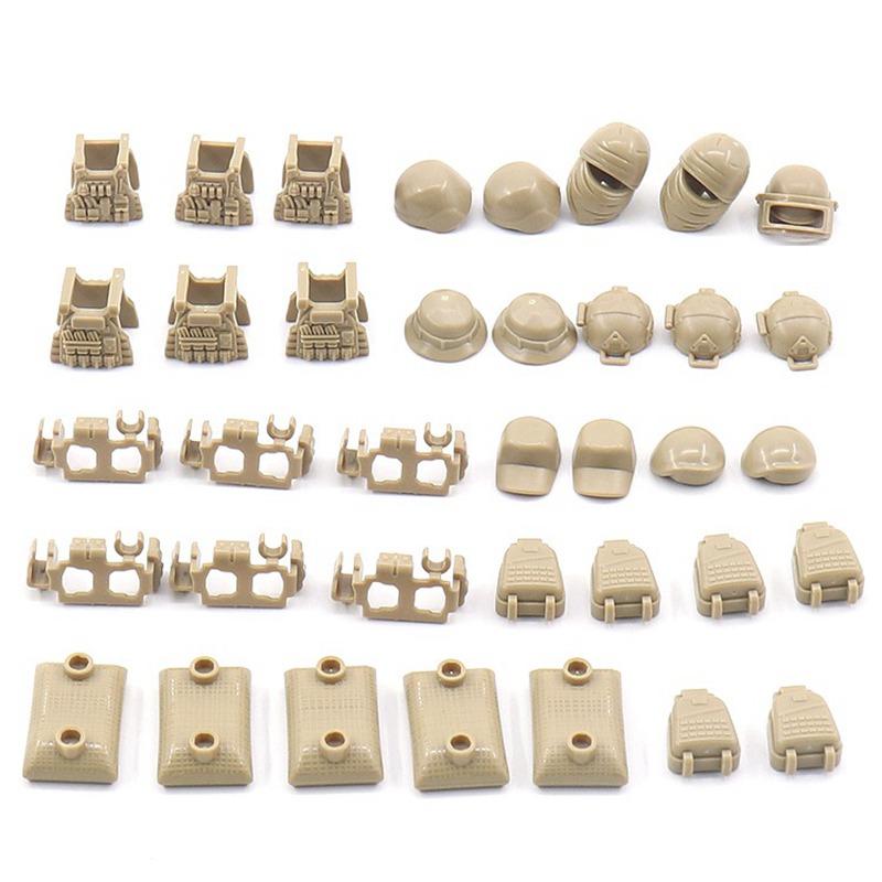 Military Weapon Toy Guns Dagger Machine Guns SWAT WW2 Building Blocks Playthings Ideal For Children Assemble Militarys Army Toy Gifts
