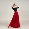 Flamenco Skirt for Women Spanish Dance Skirt Belly Dance Long Dress Big Swing Skirt Gradient Color 720 Performance Gypsy Skirt