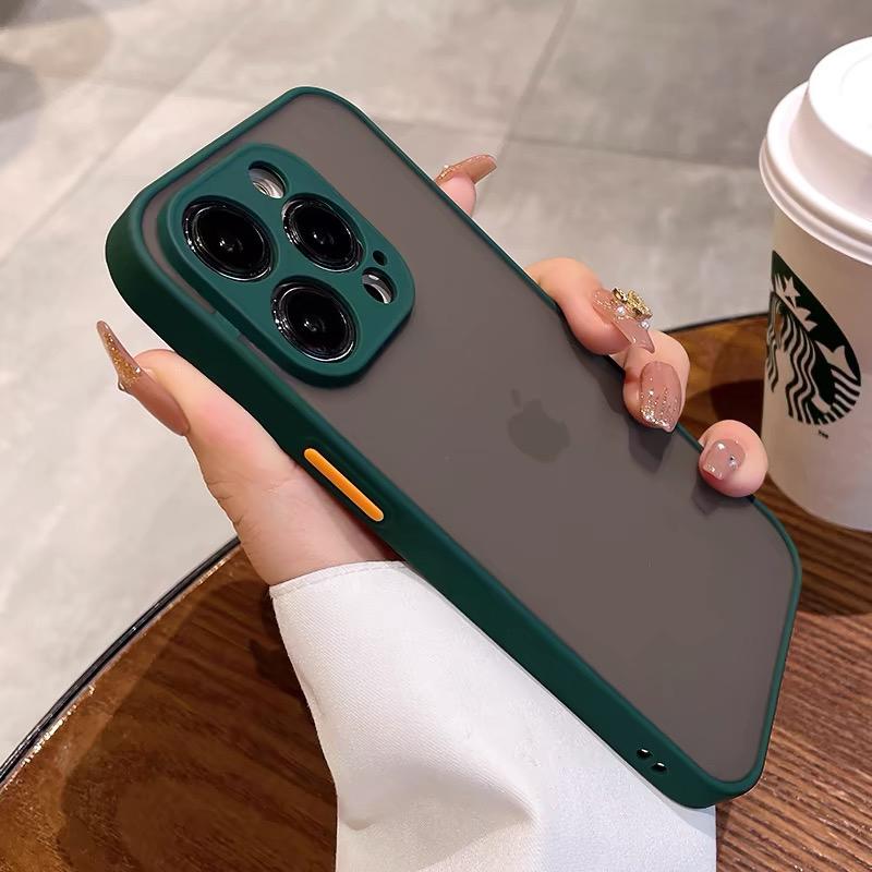 For iPhone 16 Pro Max Case Luxury Translucent Matte Silicone Rubber Shockproof Protector Cover for Apple iPhone 16 Pro Max Case
