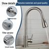 304 Stainless Steel Spring Pull-Out Kitchen Faucet