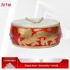 Zeyao 16-Zoll Chinesischer Roter Drache Flache Trommel