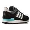 Adidas Originals ZX 700 Mesh Suede Comfortable Trendy Durable Low-Top Lifestyle Casual Shoes Women sneaker Black White BY2337