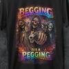 Begging For A Pegging, Inappropriate Shirt, Funny Hard Skeleton, Meme Bootleg, Graphic T Shirt, Badass Skeleton, Unhinged, Offensive T Shirt