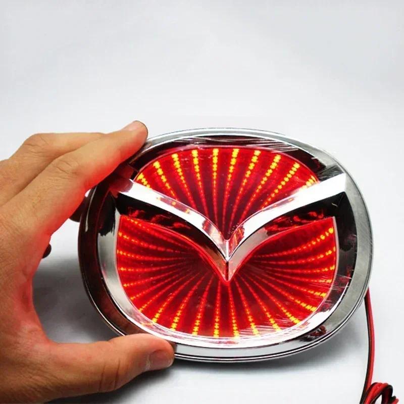 Car Rear Led Sticker Badge Light Emblem for Mazda CX5 CX3 CX7 2 3 5 6 MX5 MX3 Axela Atenza Speed CX9 RX8 RX7 323 626 Accessories BBF3