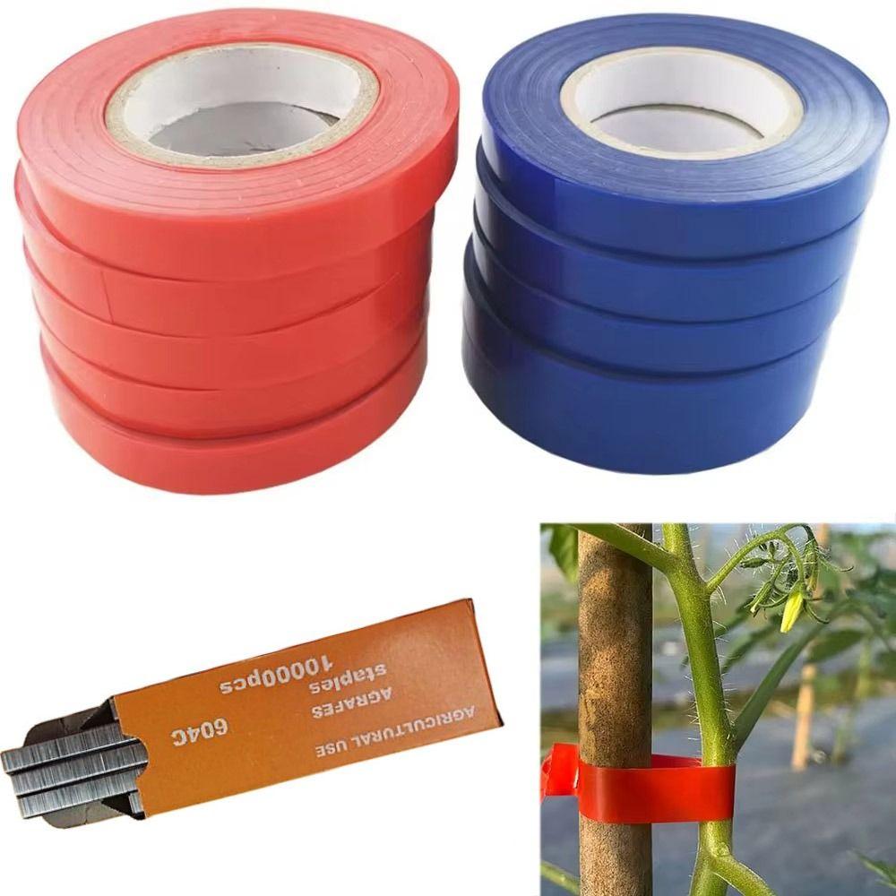 10pcs Tying Binding Tool Tying Machine Tape 10PCS Vegetable Fruit Tree Taper  Fruit Tree