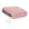 Eyelash Dryer Fan Mini Portable USB Rechargeable 3 Speed Low Noise Eyelash Blow Dryer with Folding T Bracket Pink