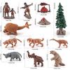 12 Simulated Prehistoric Animal Models Of Ancient Hominids Giant Rhinoceros Mammoths Multiple Children'S Decorative Toys