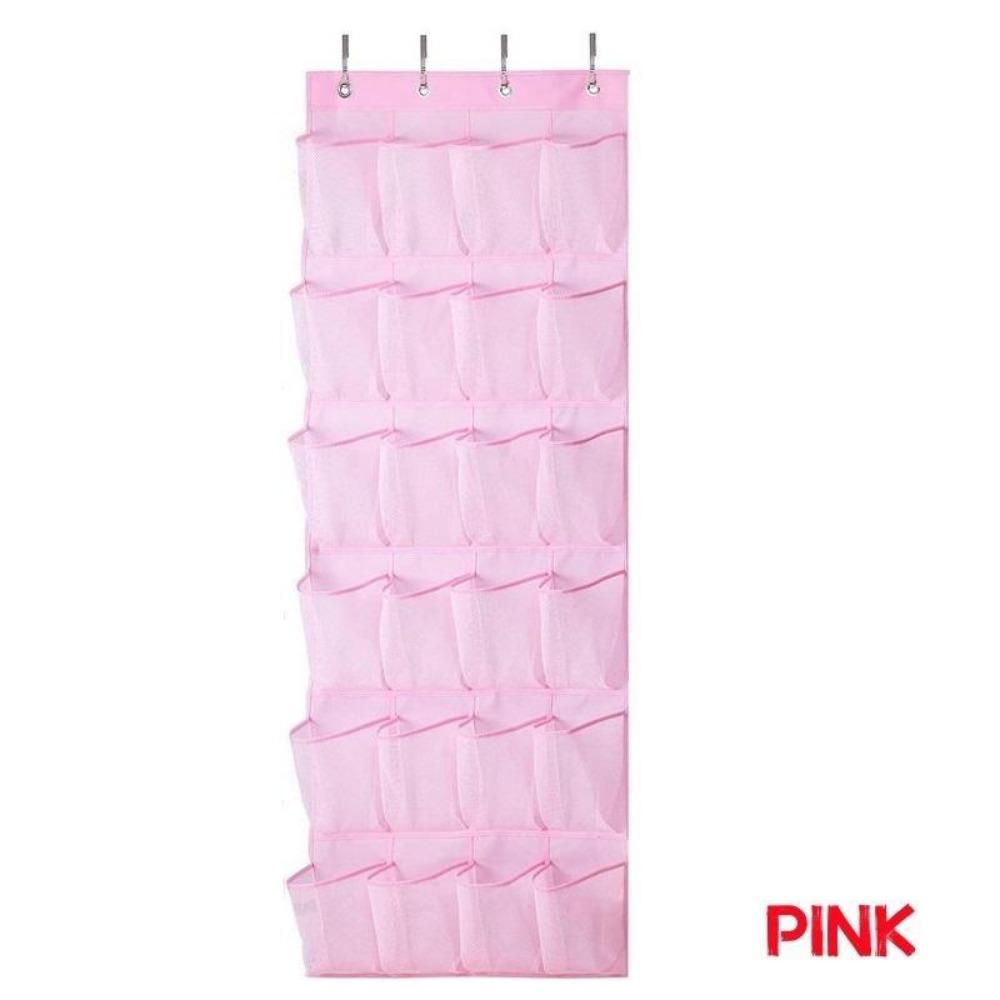 Mesh Cloth Shoes Sorting Storage Hanging Bag Over The Door Sundries Organizer Shoes Slippers Holder Bag