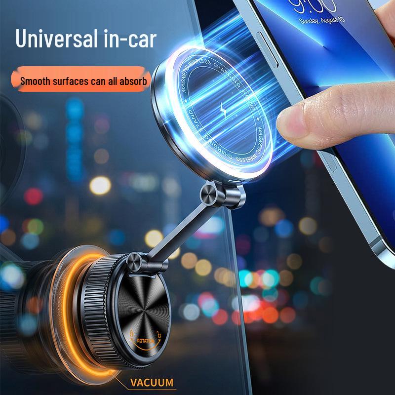 2026 Auto-Sensing Wireless Car Charger & Phone Holder - Fast 15W Charging Navigation