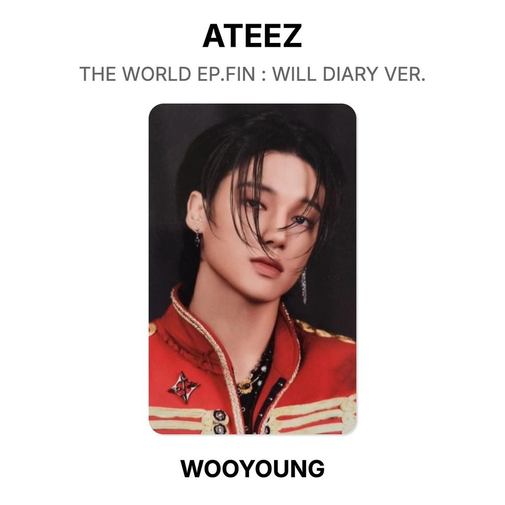 ATEEZ THE WORLD EP.FIN : WILL DIARY VER. Official Photocard
