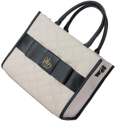 SecretDoor Ivory Tote Bag for Large A4 Synthetic Shoulder Large A4 Perfect for and Houndstooth Women, Capacity, Size, Leather, Gusseted, Handbag, Bag,