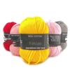 Cotton 4-Strand Medium-Thick Yarn Ball for Crochet: Ideal for Shoes, Dolls, Sweaters, and DIY Knitting Projects