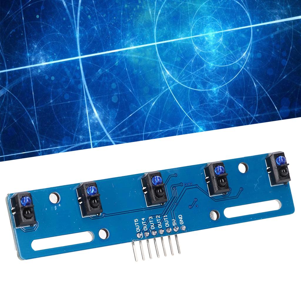 5 Way Tracking Sensor Infrared Reflection Sensor Module Photoelectric TCRT5000L 3.3V‑5V