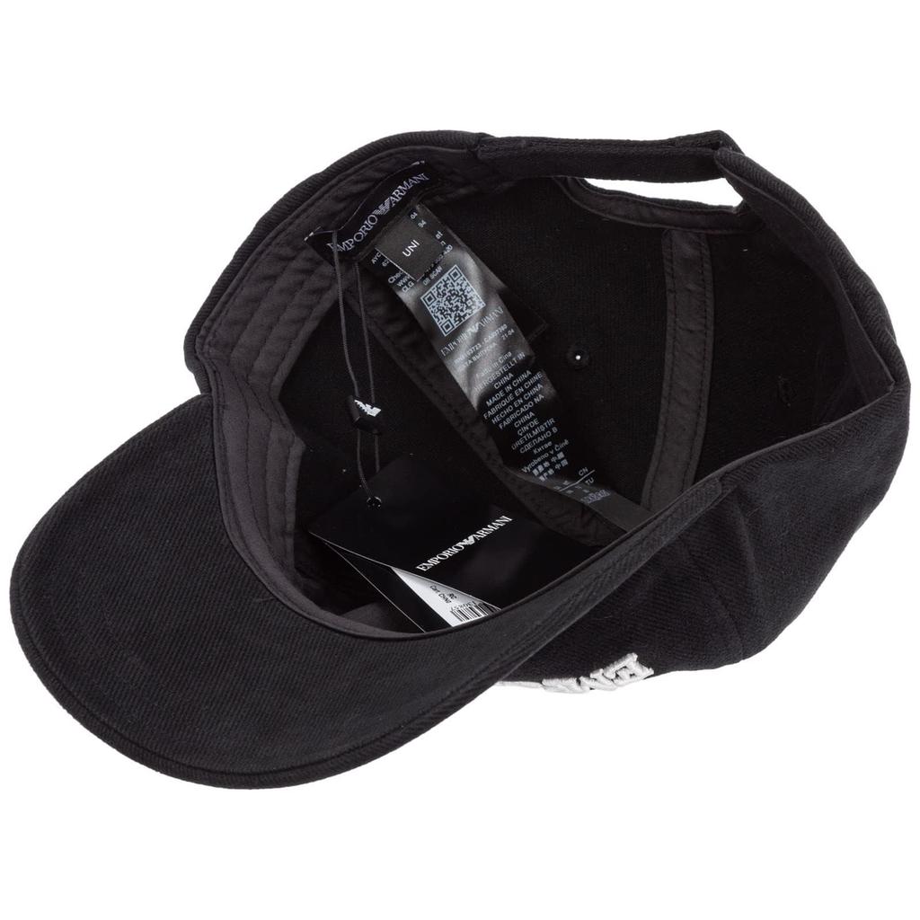 Emporio Armani Cap, Black, for Men and Women [Parallel Import]