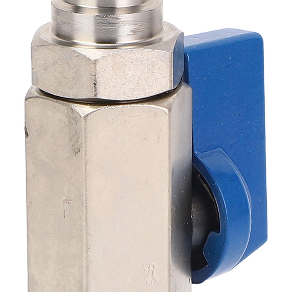 High Pressure Washer Ball Valve Stainless Steel 4500PSI 3/8 Inch Quick Connect Ball Valve for Power Washer Hose