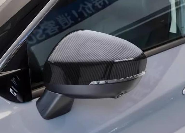 FUKUARE Door Mirror Carbon Fiber Style for Serena C28 Mirror/Side Covers, Black,