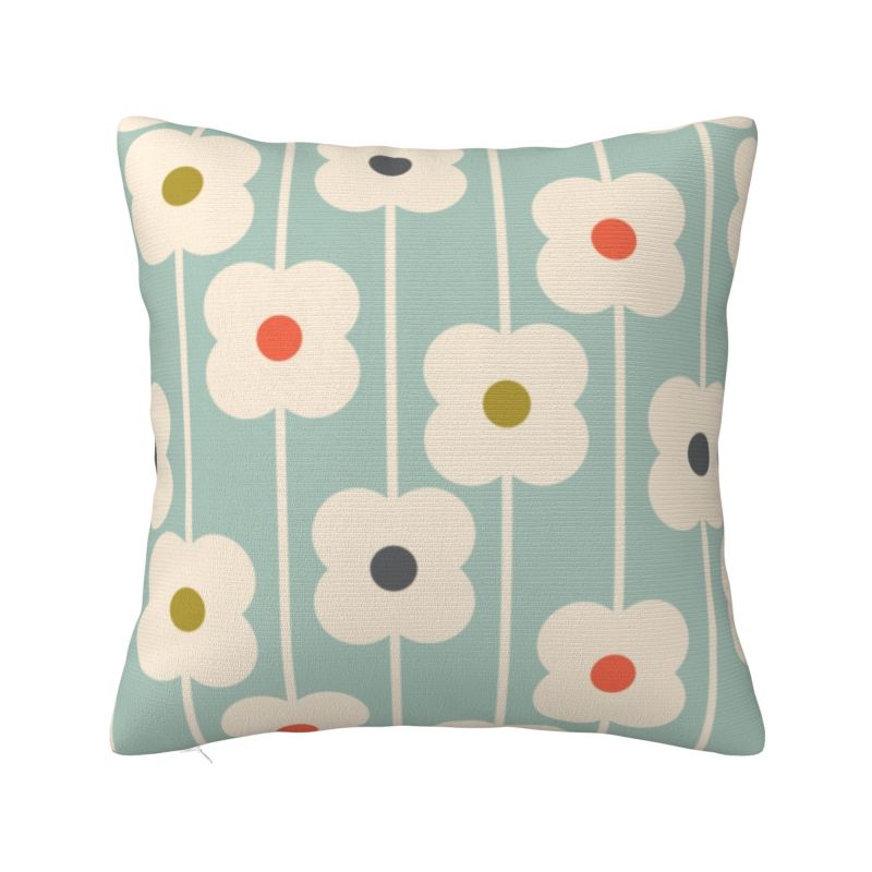Custom Early Bird Granite Cushion Cover 40x40cm Orla Kiely Floral Velvet Cute Pillow Case Home Decoration