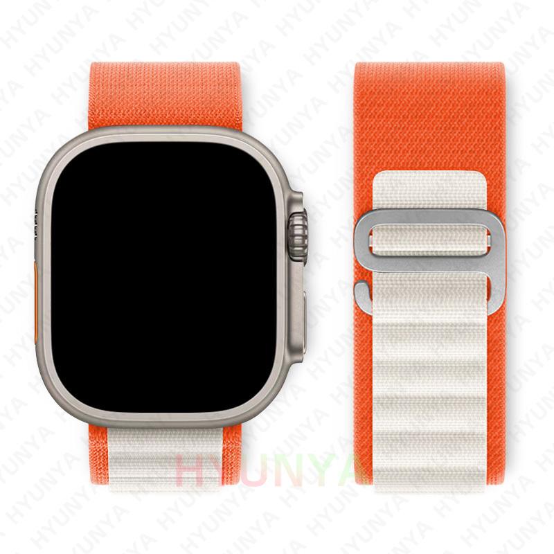 Alpine Λουράκι για Apple Watch Band Σειρά 10 9 8 7 SE Ultra 2 41mm 42mm 45mm 46mm 49mm 40mm 44mm IWatch Correa Λουράκι Ρολόι Βραχιόλι