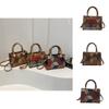 Trendy Street Style Pu Leather Handbag Large Capacity Square Crossbody Bag