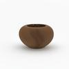 Classic Brown Round Flowerpot for Plants
