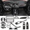 ABS Carbon Fiber Car Center Control Interior Decoration Sticker For 1 2 Series F20 F21 F22 F23 2012-2018 Car Accessories Vdkc30