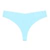 European and American printing seamless one-piece large-size ice silk thong low-rise sexy underwear women