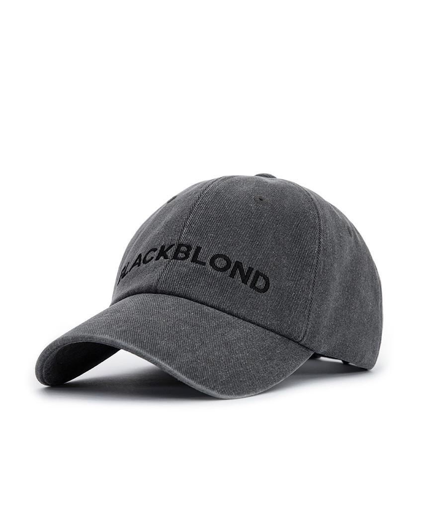 BLACKBLOND Vividi Classic Logo Denim Cap (Dark Grey)