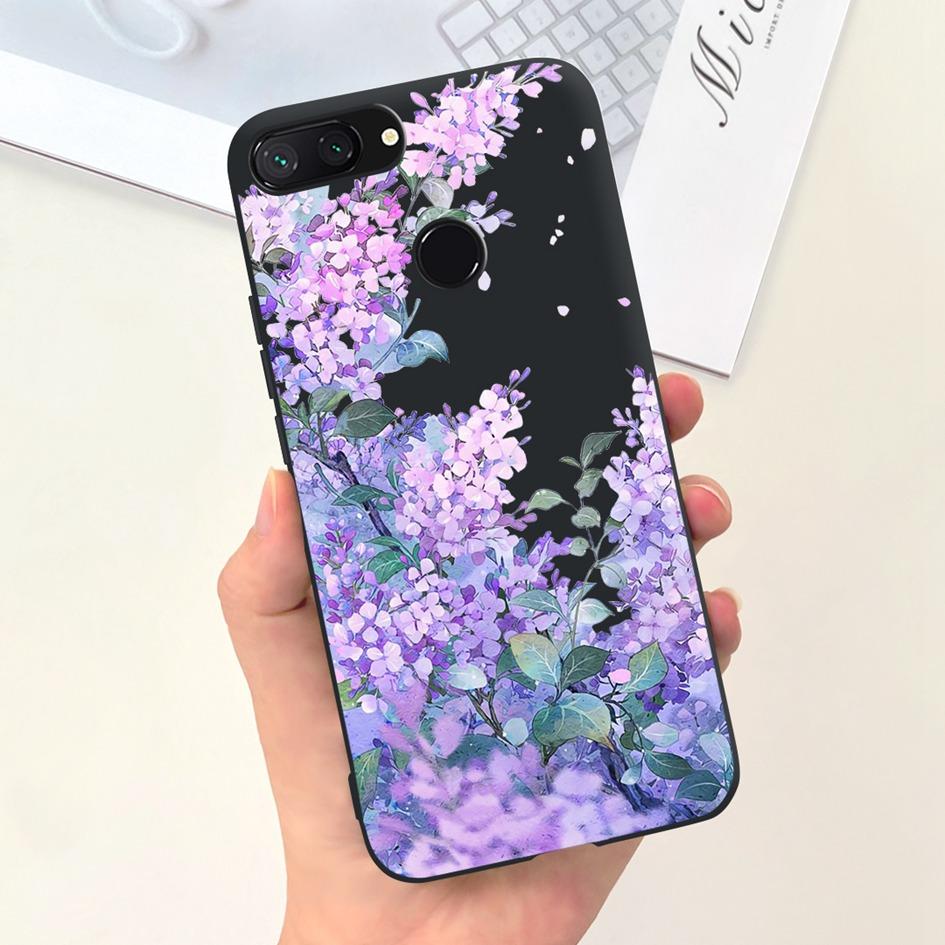 Für Xiaomi Mi 8 Lite Hülle 6,26" Mode Landschaft Mädchen Bumper Weiche Silikon Handyhülle Für Xiomi Mi 8 Lite Funda Mi8Lite Tasche