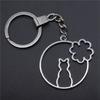 Pendant Cat Dog Rabbit Pet Theme Keychain Cute Charm Key Ring Lover Gift For Jewelry Making DIY Bracelet