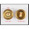 Round Black Sliding Door Sliding Door Lock Bathroom Kitchen Keyless Sliding Door Embedded Hidden Hook Lock Invisible Lock