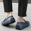 Fashion Luxury Formal Casual Flats Mens Loafers Genuine Leather Men Shoes Moccasins Male Breathable Slip On Walking Boat Plus Size 38-49