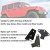 55395386AB 4 Door Hinge Assembly Kits Replace 55395387AB 55395385AC 55395384AC For 2007-2018 Jeep JK Wrangler Inside and Outside