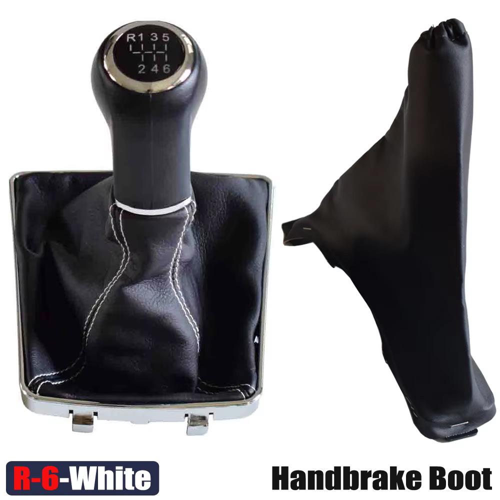 Fit For VAUXHALL OPEL ASTRA III H 1.6 2004-2010 Manual 5 6 Speed Gear Stick Lever Knob Shifter With Leather Dust-Proof Cover