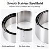 Lihe Stainless Steel Round Mousse Ring, Multi-size Cake Cookie Baking Mold For Kitchen