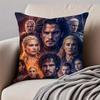 Fashion GGame Of Thrones TV icons Cushion Cover Pillowcase Antidustmite Invisible Zipper Short Plush Sofa Cushion