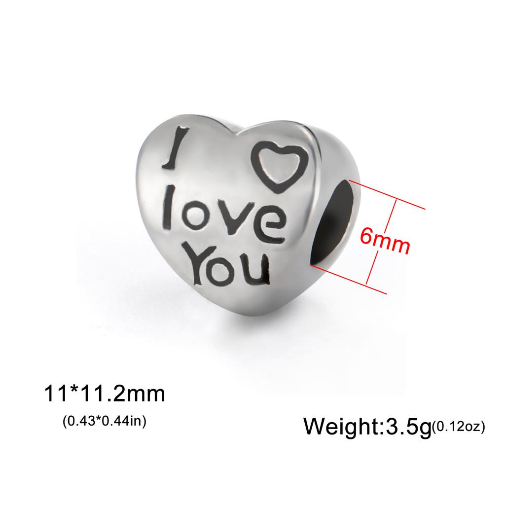 Teamer Stainless Steel Vintage Charms for Jewelry Making Lovely Antique Heart Daisy Puppy Paw Pendant Crafting Accessories