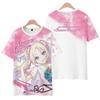 School Idol Club 3D Print T Shirt Women Men Murano Sayaka Otomune Kids Tees
