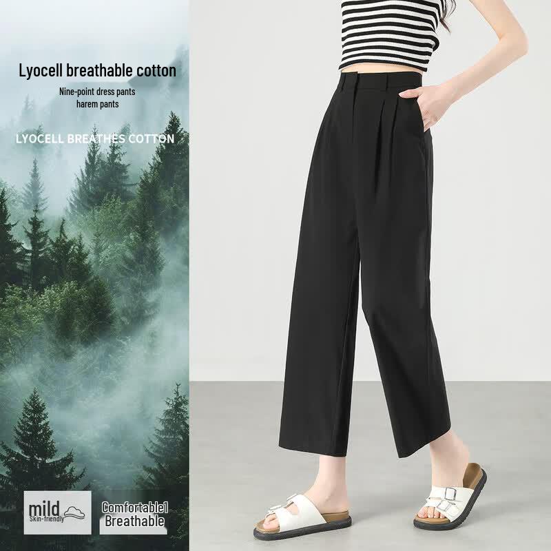 Women s Lyocell Blend Ankle-Length Tapered Pants 2XL