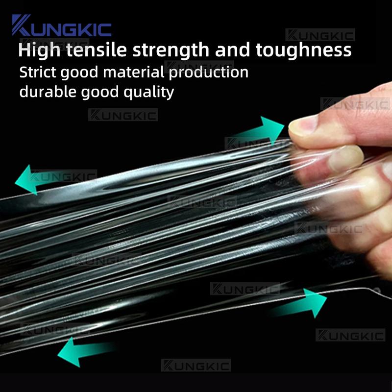 TPU For Xpeng G9 2022 2023 2024 2025 Car Rear Tail Film TPU Pre-cut Anti-scratch Clear Smoked Black Sticker Accessories.