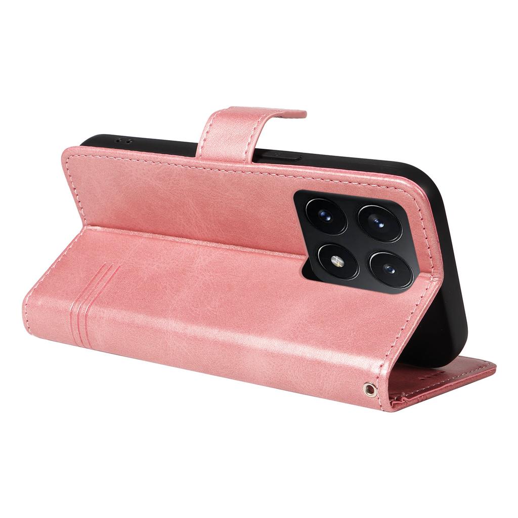 For Xiaomi 14T Case Flip Wallet T-Shape Lines Leather Phone Cover