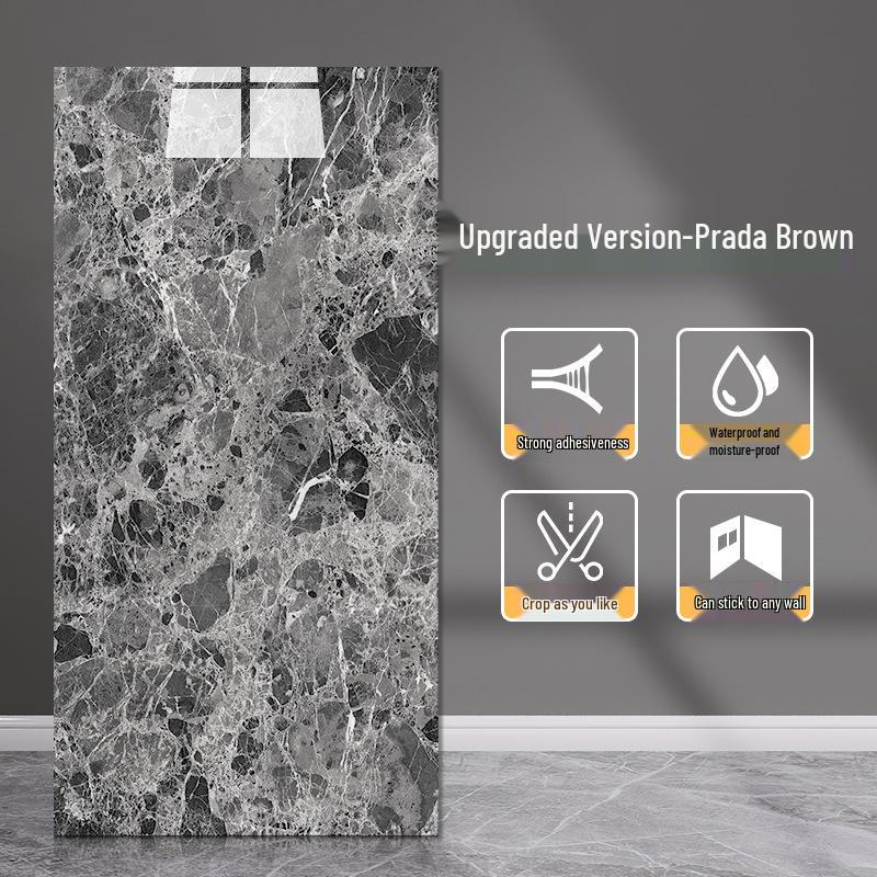 Self-Adhesive Waterproof Marble Tile Wallpaper Sticker