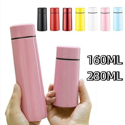 Mini Thermos Cup Stainless Steel 160ml Capacity Pocket Thermos Compact Design Portable Water Cup For Going Out Traveling